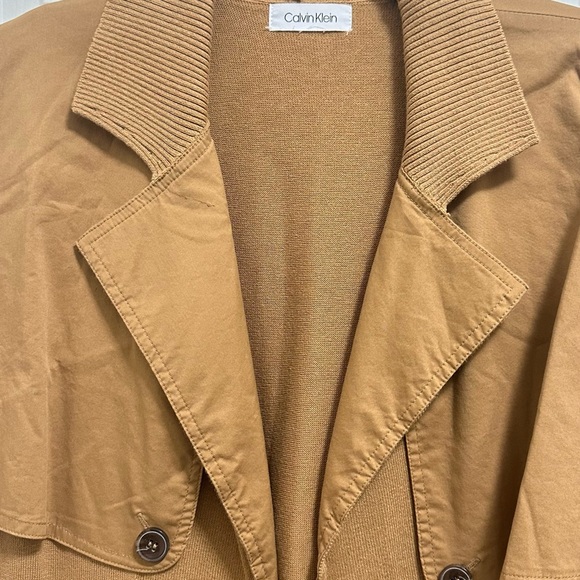 Calvin Klein Brown Trench Coat - Picture 4 of 4